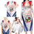 Panama Christmas Family Matching Long Sleeve Bodycon Dress and Hawaiian Shirt Coat Of Arms Santa Harpy - Wonder Print Shop