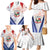 Panama Christmas Family Matching Mermaid Dress and Hawaiian Shirt Coat Of Arms Santa Harpy - Wonder Print Shop
