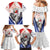 Panama Christmas Family Matching Mermaid Dress and Hawaiian Shirt Coat Of Arms Santa Harpy - Wonder Print Shop
