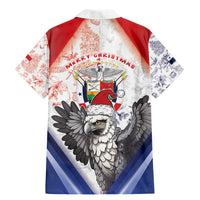 Panama Christmas Family Matching Mermaid Dress and Hawaiian Shirt Coat Of Arms Santa Harpy - Wonder Print Shop