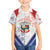 Panama Christmas Family Matching Off The Shoulder Long Sleeve Dress and Hawaiian Shirt Coat Of Arms Santa Harpy - Wonder Print Shop
