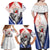 Panama Christmas Family Matching Off Shoulder Maxi Dress and Hawaiian Shirt Coat Of Arms Santa Harpy - Wonder Print Shop