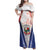 Panama Christmas Family Matching Off Shoulder Maxi Dress and Hawaiian Shirt Coat Of Arms Santa Harpy - Wonder Print Shop