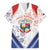 Panama Christmas Family Matching Short Sleeve Bodycon Dress and Hawaiian Shirt Coat Of Arms Santa Harpy - Wonder Print Shop