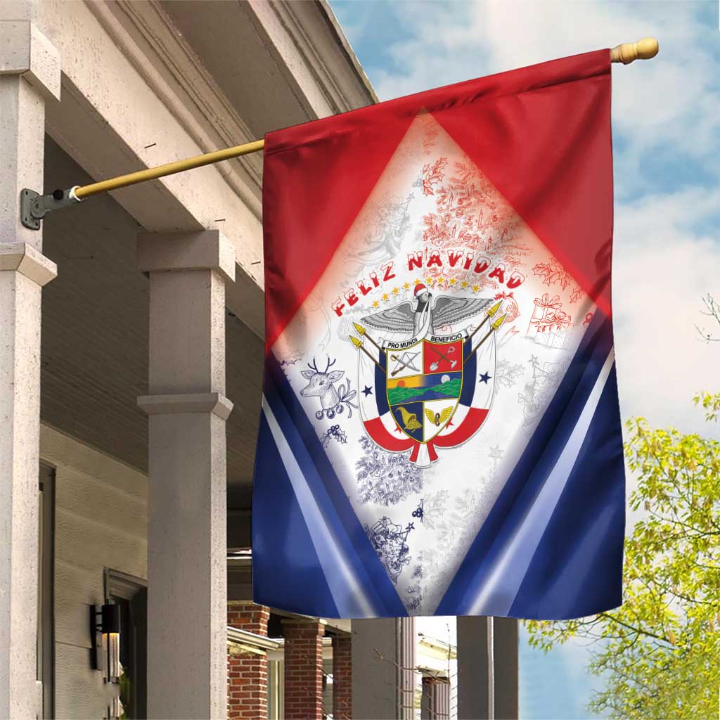Panama Christmas Garden Flag Coat Of Arms Santa Harpy - Wonder Print Shop