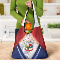 Panama Christmas Grocery Bag Coat Of Arms Santa Harpy - Wonder Print Shop