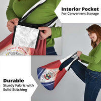 Panama Christmas Grocery Bag Coat Of Arms Santa Harpy - Wonder Print Shop