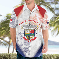 Panama Christmas Hawaiian Shirt Coat Of Arms Santa Harpy - Wonder Print Shop