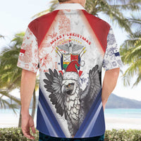 Panama Christmas Hawaiian Shirt Coat Of Arms Santa Harpy - Wonder Print Shop
