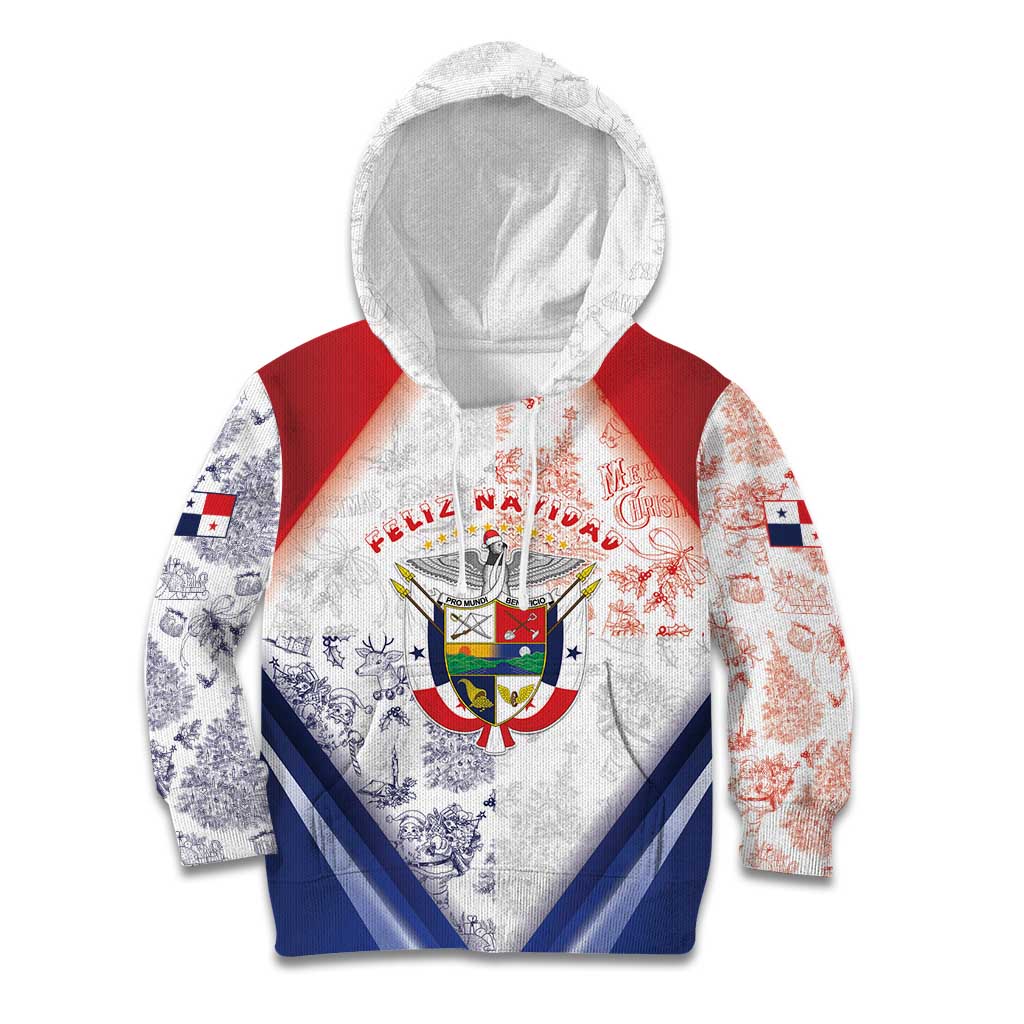 Panama Christmas Kid Hoodie Coat Of Arms Santa Harpy - Wonder Print Shop