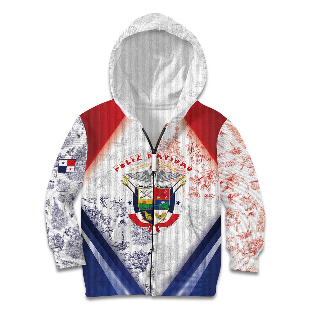 Panama Christmas Kid Hoodie Coat Of Arms Santa Harpy - Wonder Print Shop
