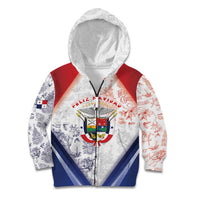 Panama Christmas Kid Hoodie Coat Of Arms Santa Harpy - Wonder Print Shop