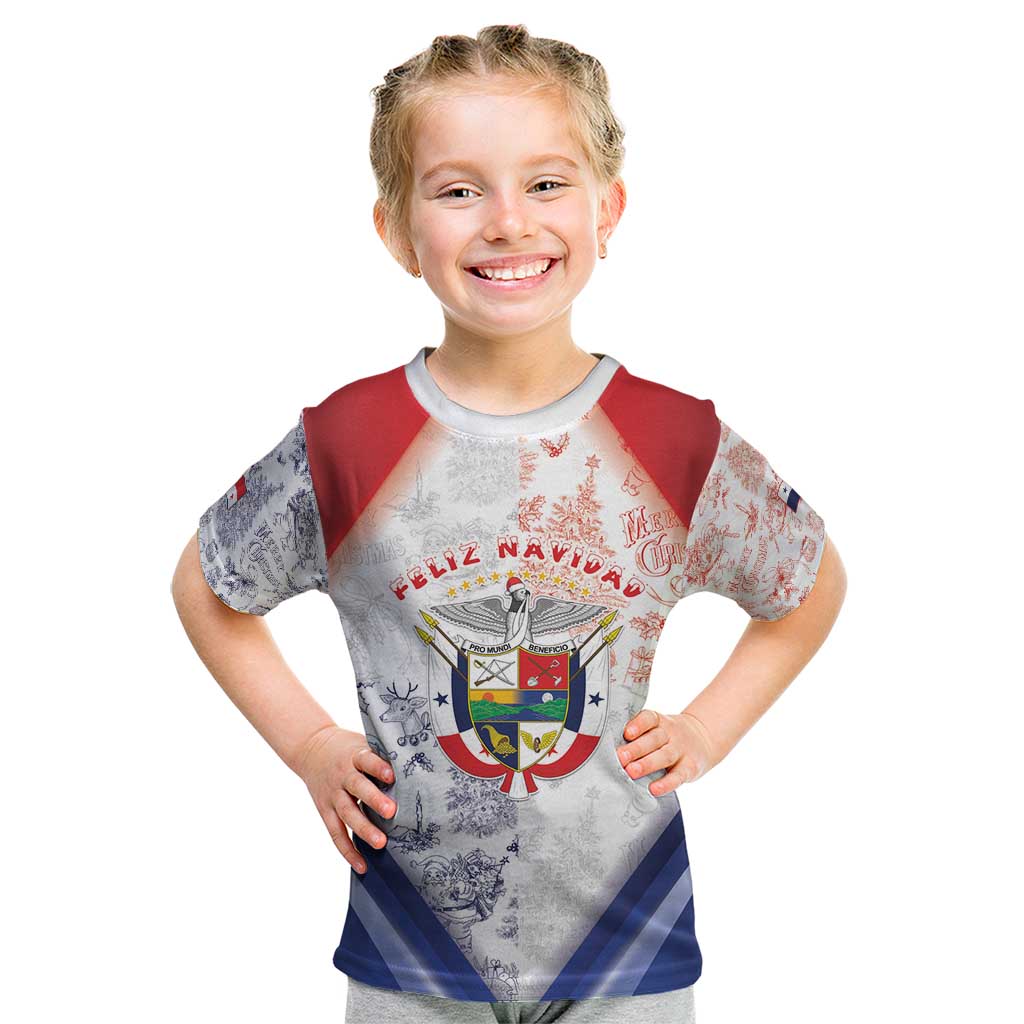 Panama Christmas Kid T Shirt Coat Of Arms Santa Harpy - Wonder Print Shop