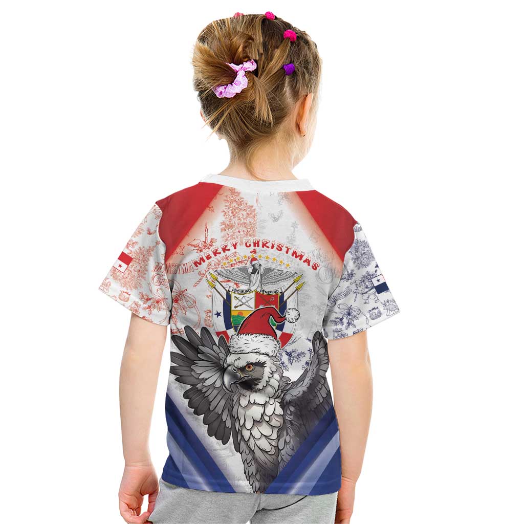 Panama Christmas Kid T Shirt Coat Of Arms Santa Harpy - Wonder Print Shop
