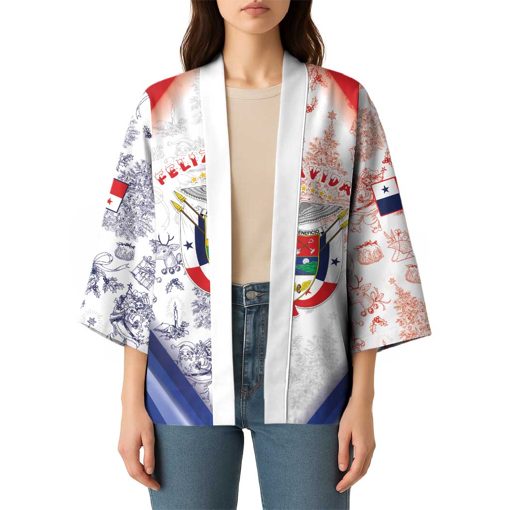 Panama Christmas Kimono Coat Of Arms Santa Harpy - Wonder Print Shop