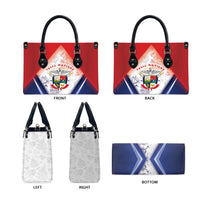 Panama Christmas Leather Bag Coat Of Arms Santa Harpy - Wonder Print Shop