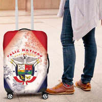 Panama Christmas Luggage Cover Coat Of Arms Santa Harpy - Wonder Print Shop