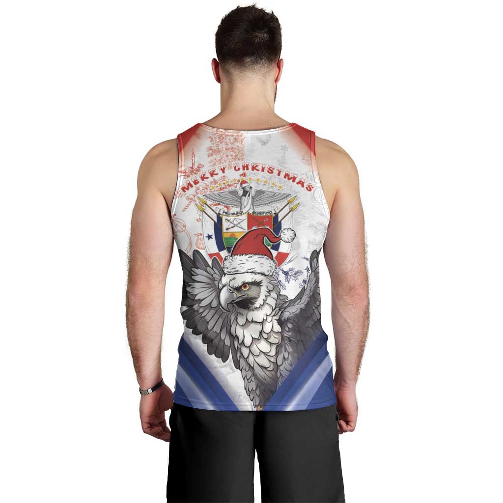 Panama Christmas Men Tank Top Coat Of Arms Santa Harpy - Wonder Print Shop