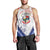 Panama Christmas Men Tank Top Coat Of Arms Santa Harpy - Wonder Print Shop
