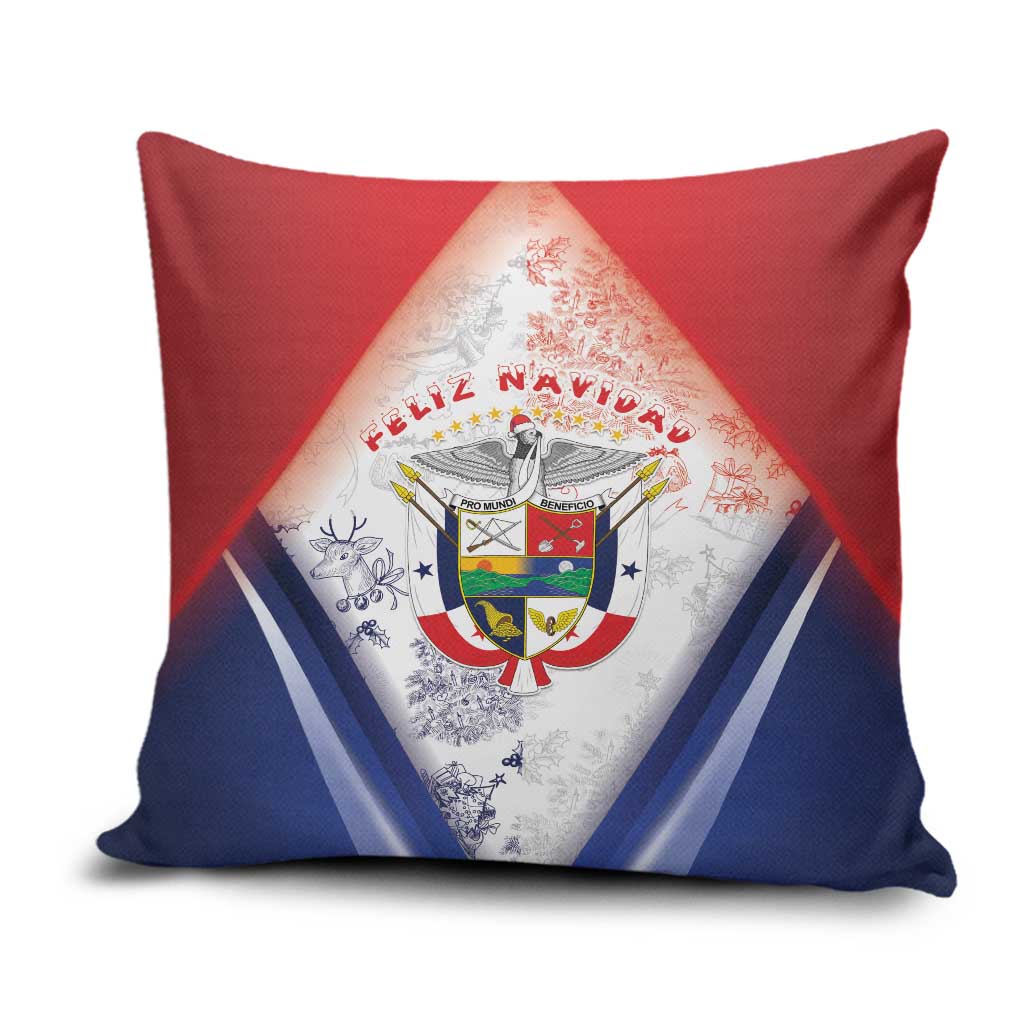 Panama Christmas Pillow Cover Coat Of Arms Santa Harpy - Wonder Print Shop