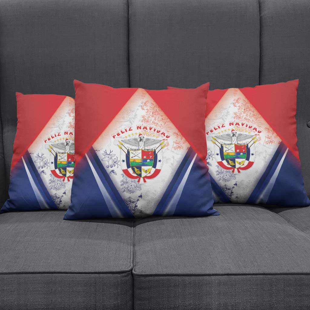 Panama Christmas Pillow Cover Coat Of Arms Santa Harpy - Wonder Print Shop