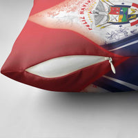 Panama Christmas Pillow Cover Coat Of Arms Santa Harpy - Wonder Print Shop