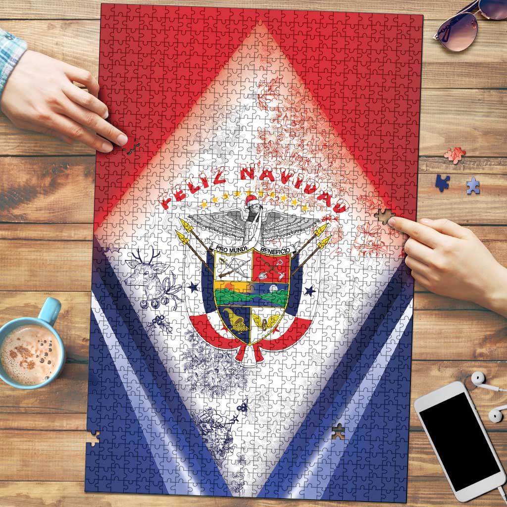 Panama Christmas Puzzle Coat Of Arms Santa Harpy - Wonder Print Shop