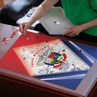 Panama Christmas Puzzle Coat Of Arms Santa Harpy - Wonder Print Shop