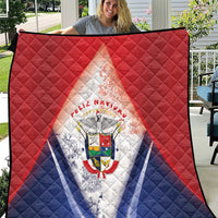 Panama Christmas Quilt Coat Of Arms Santa Harpy - Wonder Print Shop