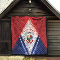 Panama Christmas Quilt Coat Of Arms Santa Harpy - Wonder Print Shop