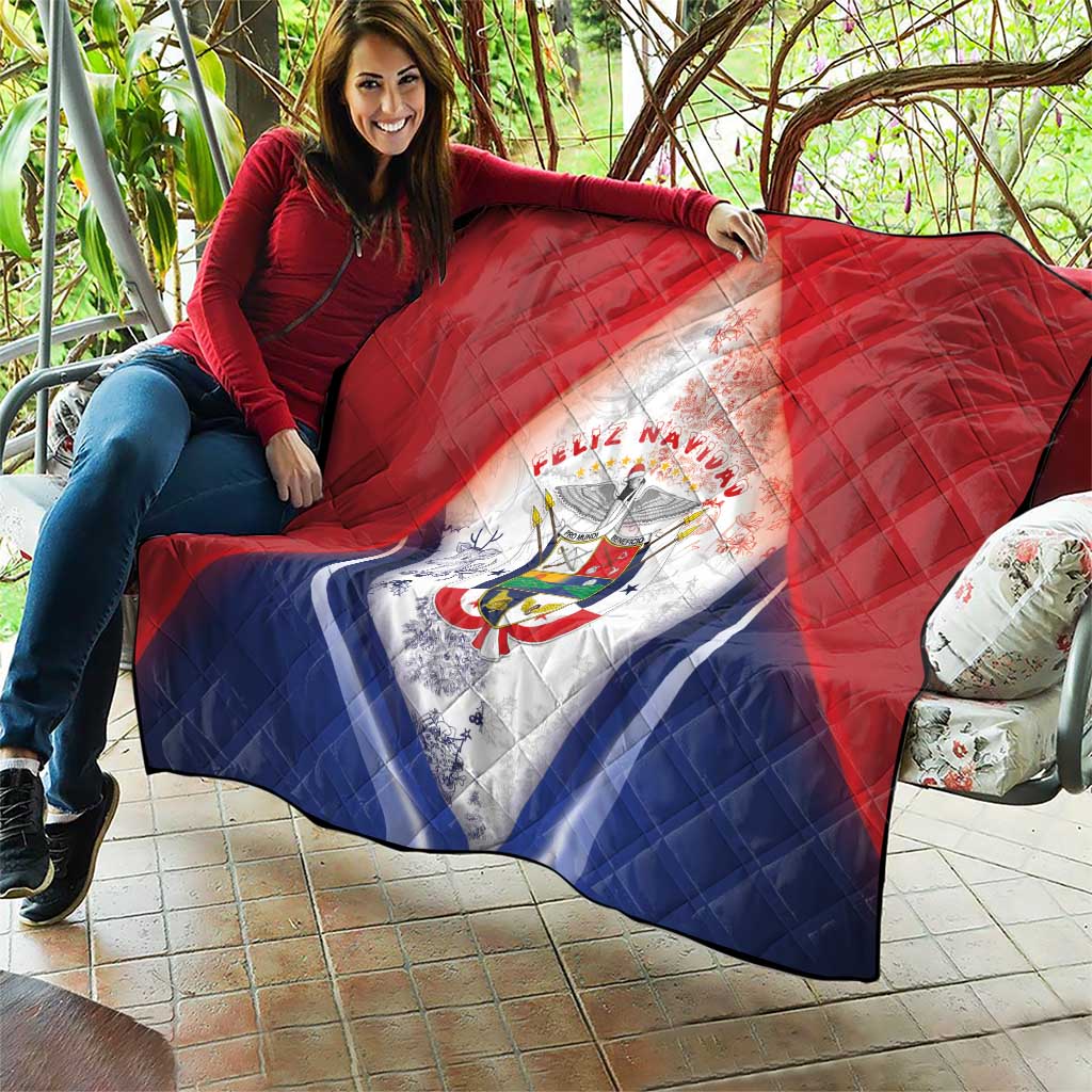 Panama Christmas Quilt Coat Of Arms Santa Harpy - Wonder Print Shop