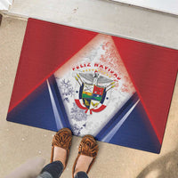 Panama Christmas Rubber Doormat Coat Of Arms Santa Harpy - Wonder Print Shop