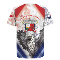 Panama Christmas Rugby Jersey Coat Of Arms Santa Harpy - Wonder Print Shop