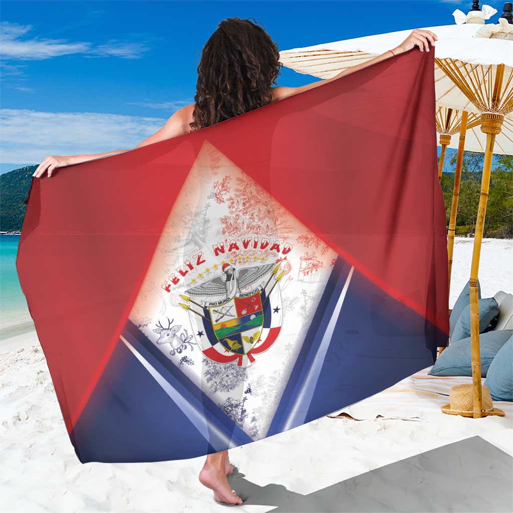 Panama Christmas Sarong Coat Of Arms Santa Harpy - Wonder Print Shop