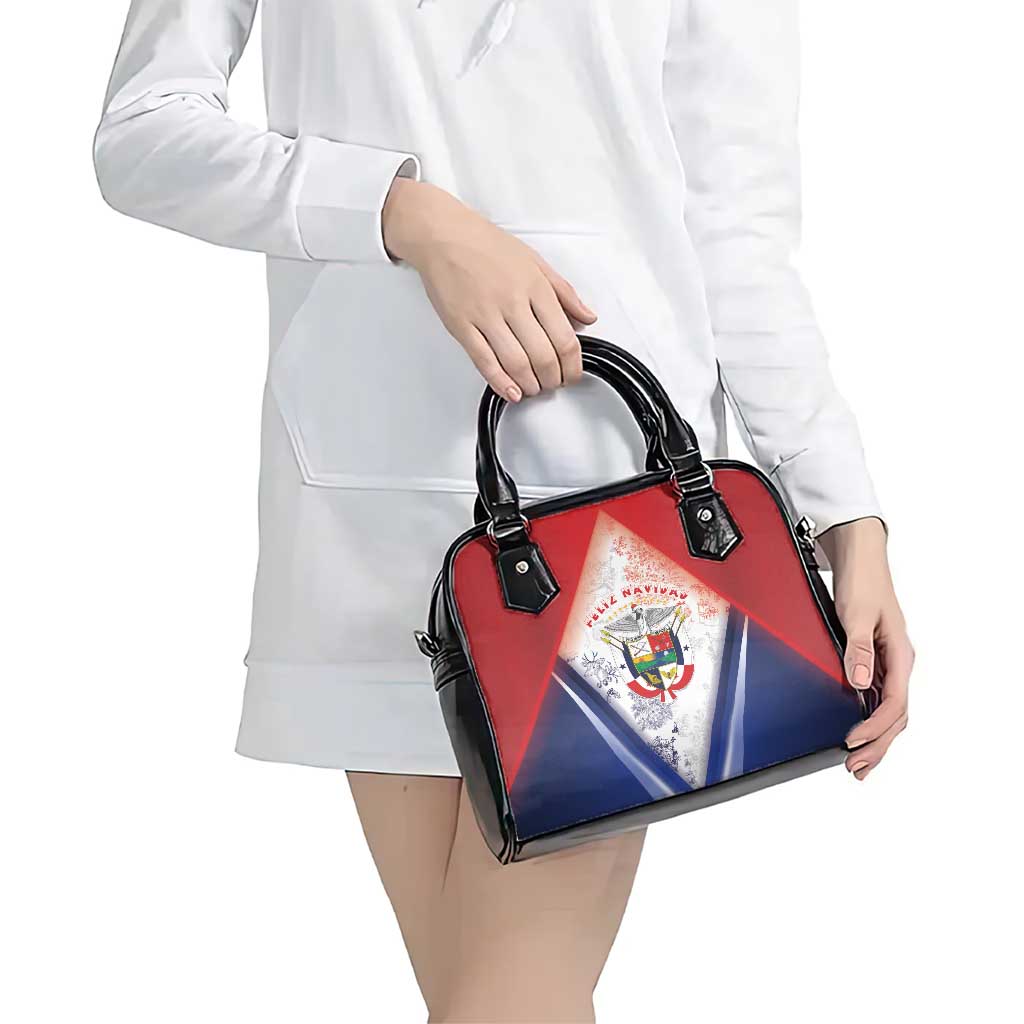 Panama Christmas Shoulder Handbag Coat Of Arms Santa Harpy - Wonder Print Shop
