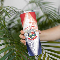 Panama Christmas Skinny Tumbler Coat Of Arms Santa Harpy - Wonder Print Shop