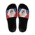 Panama Christmas Slide Sandals Coat Of Arms Santa Harpy - Wonder Print Shop