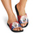 Panama Christmas Slide Sandals Coat Of Arms Santa Harpy - Wonder Print Shop