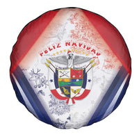 Panama Christmas Spare Tire Cover Coat Of Arms Santa Harpy - Wonder Print Shop