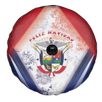 Panama Christmas Spare Tire Cover Coat Of Arms Santa Harpy - Wonder Print Shop