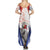 Panama Christmas Summer Maxi Dress Coat Of Arms Santa Harpy - Wonder Print Shop