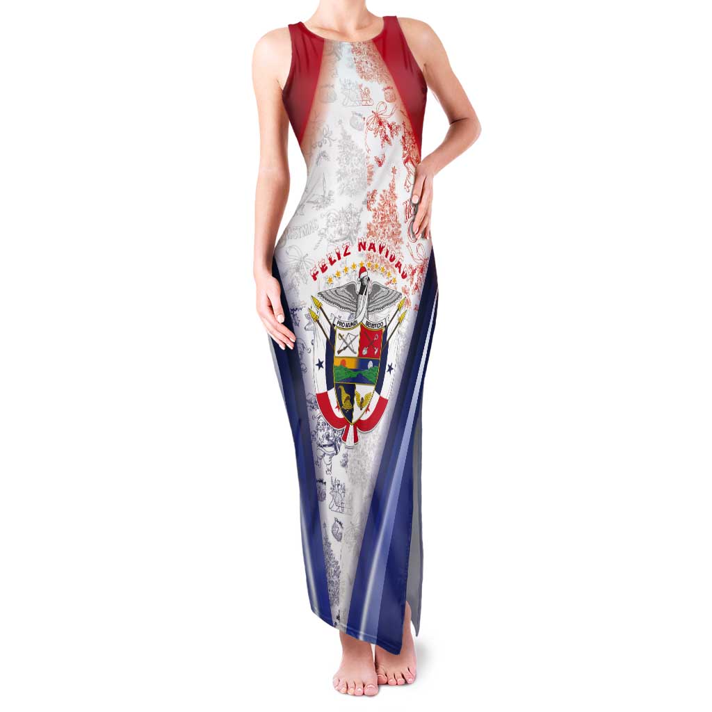 Panama Christmas Tank Maxi Dress Coat Of Arms Santa Harpy - Wonder Print Shop