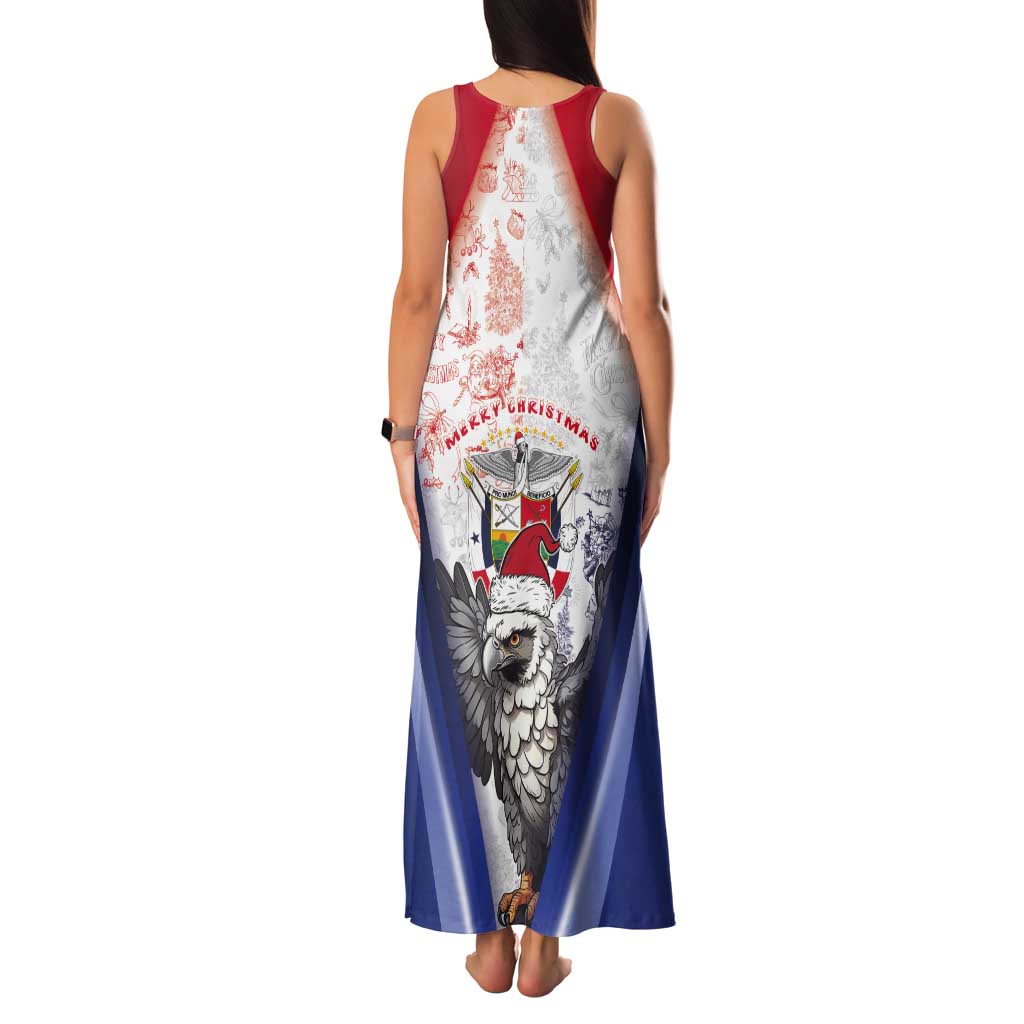 Panama Christmas Tank Maxi Dress Coat Of Arms Santa Harpy - Wonder Print Shop