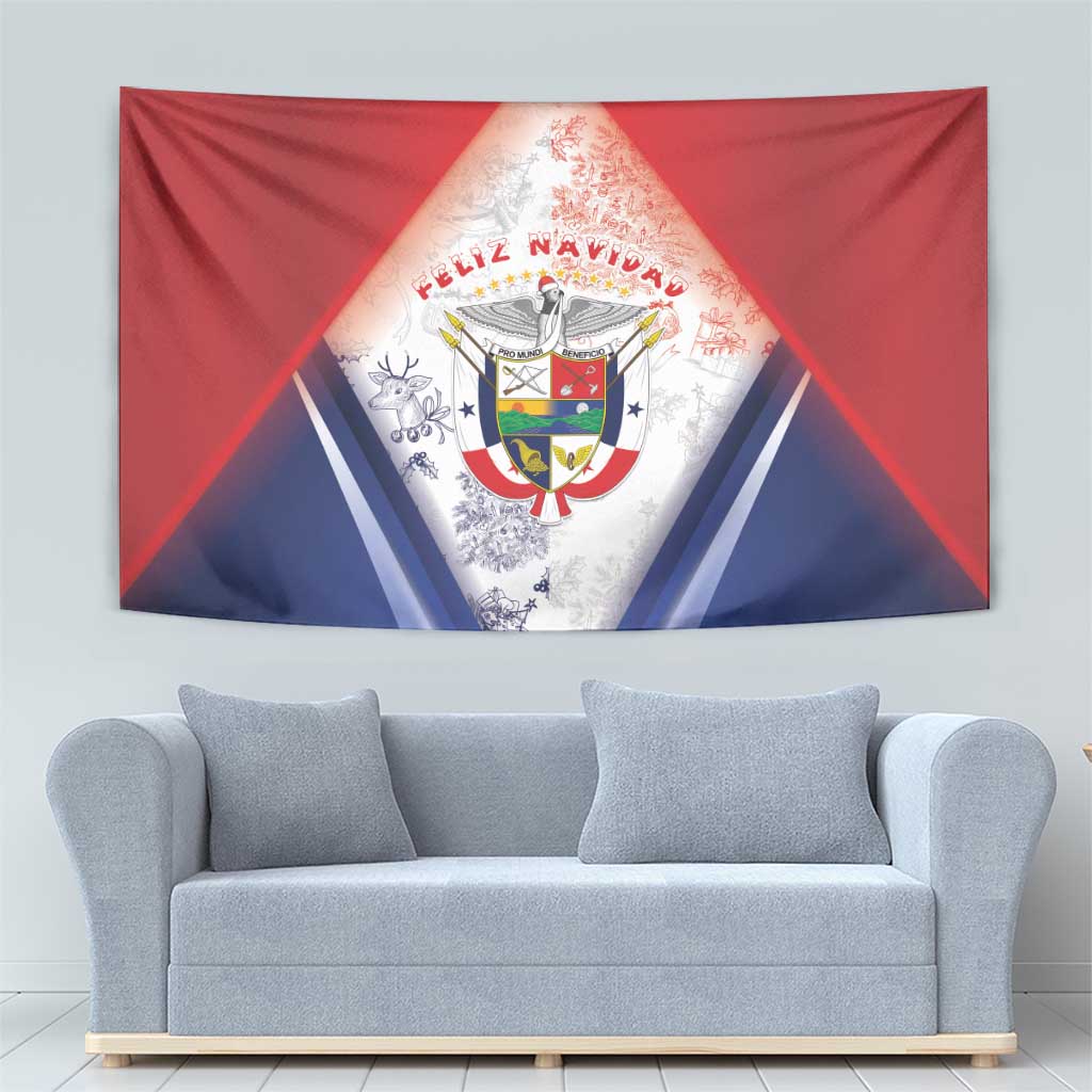 Panama Christmas Tapestry Coat Of Arms Santa Harpy - Wonder Print Shop