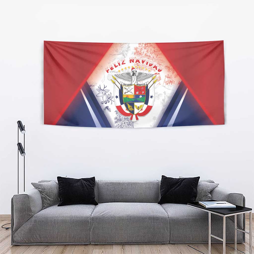Panama Christmas Tapestry Coat Of Arms Santa Harpy - Wonder Print Shop
