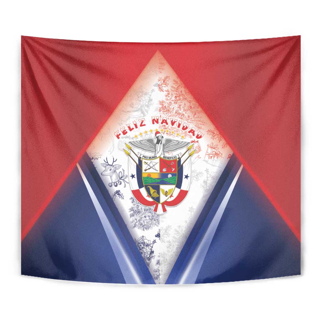 Panama Christmas Tapestry Coat Of Arms Santa Harpy - Wonder Print Shop