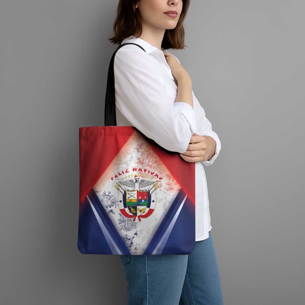 Panama Christmas Tote Bag Coat Of Arms Santa Harpy - Wonder Print Shop