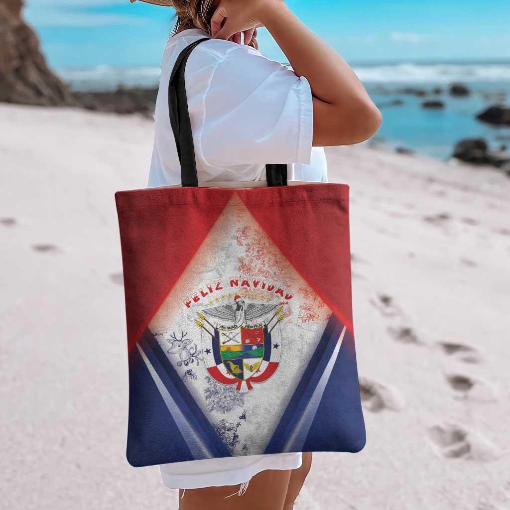 Panama Christmas Tote Bag Coat Of Arms Santa Harpy - Wonder Print Shop