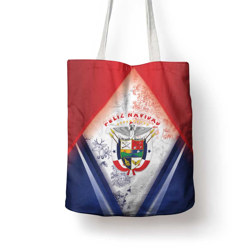 Panama Christmas Tote Bag Coat Of Arms Santa Harpy - Wonder Print Shop