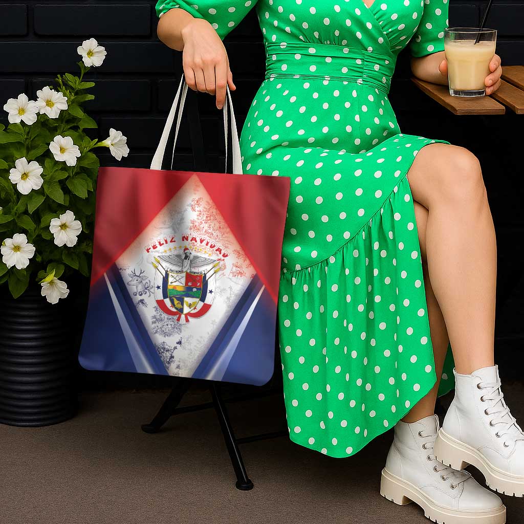 Panama Christmas Tote Bag Coat Of Arms Santa Harpy - Wonder Print Shop